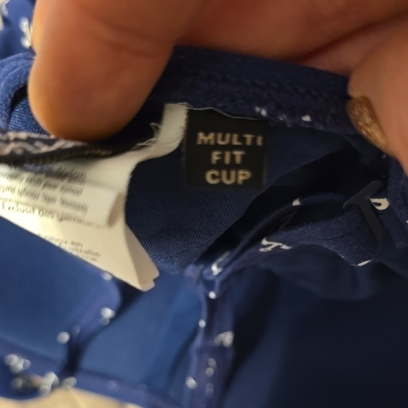 NIPTUCK Nautical Blue Womans One Piece Swimsuit Maine Anchor Size 6 Vacation - Picture 6 of 7